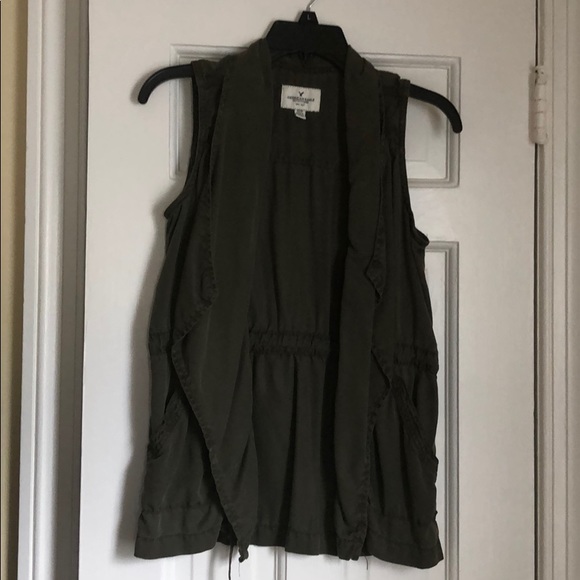 American Eagle Army Green Vest - Picture 1 of 1